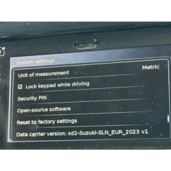 Suzuki SLDA Navigations-Update-Paket: Karten, Firmware und Geschwindigkeitskameras