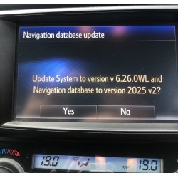 Actualización de navegación USB Toyota Touch 2 2025 V1